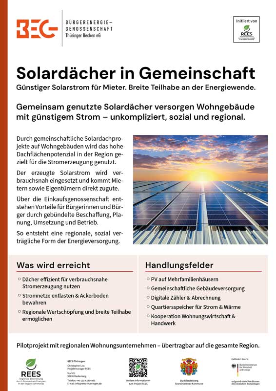 REES Thüringen – Projekte für die Region